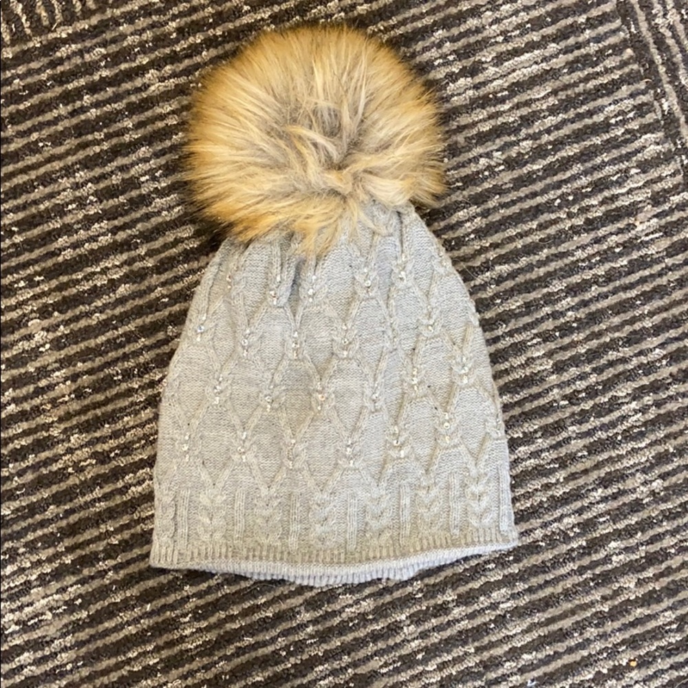 Pom Pom Stocking with Sparkles